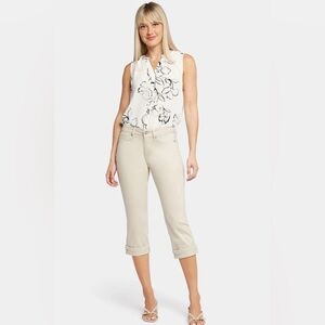 NYDJ Marilyn Straight Crop Jeans in Feather